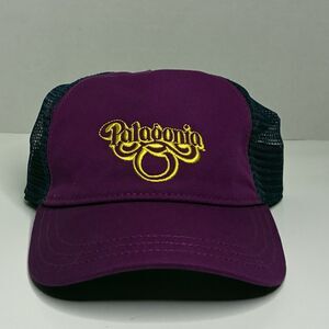 Patagonia Trucker Hat Purple Yellow Logo Mesh Snapback Adjustable Cap Unisex